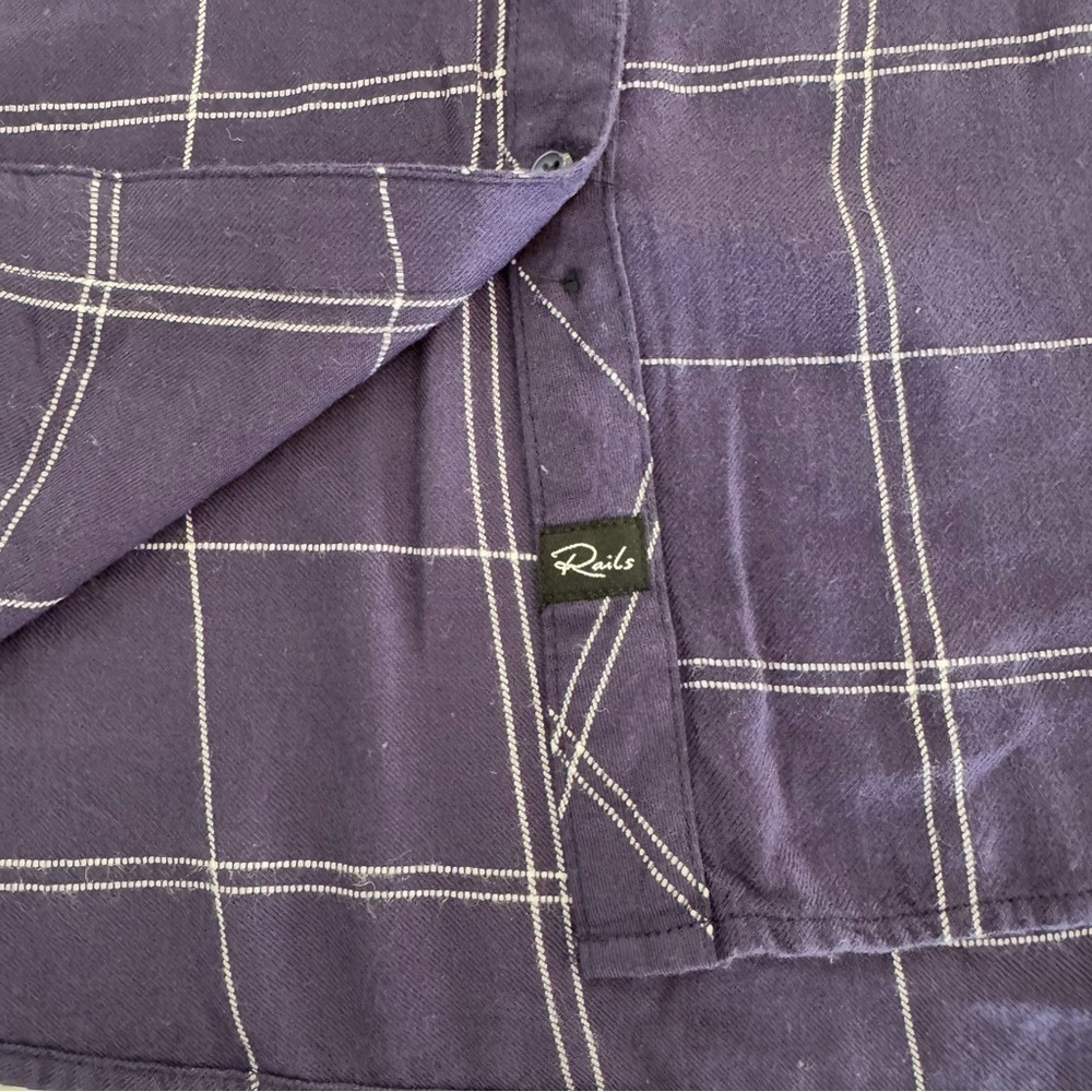 Rails Women's Plaid Collared Button Down Blouse H… - image 7